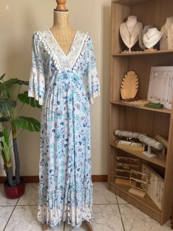 Vestido Longo Boho Chic Serena